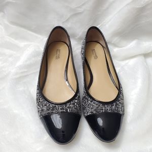 Michael Kors Sabrina Cap-Toe Ballet Flat